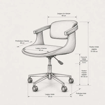 Chaise de bureau | Korda