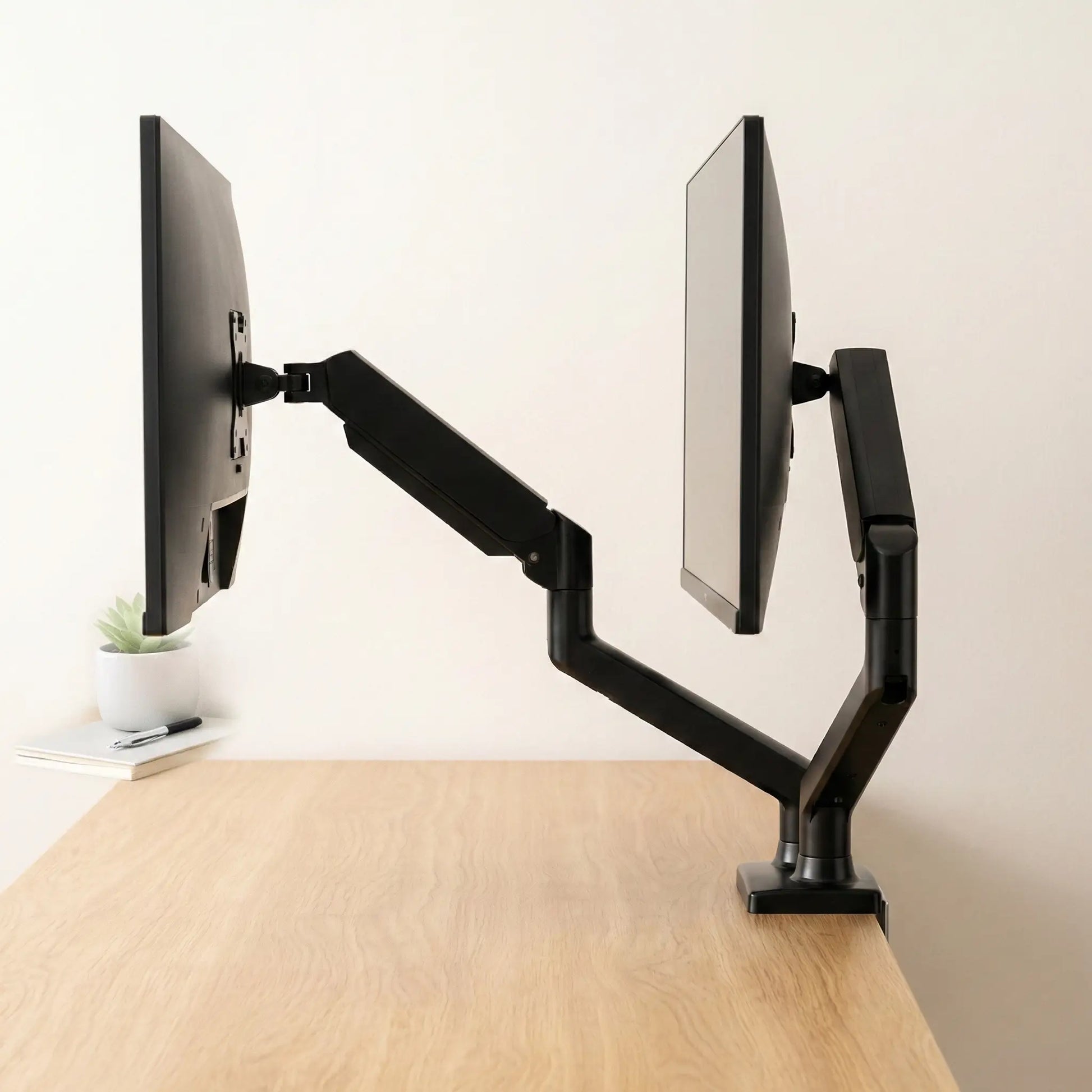 Double support écran - Bras déployé