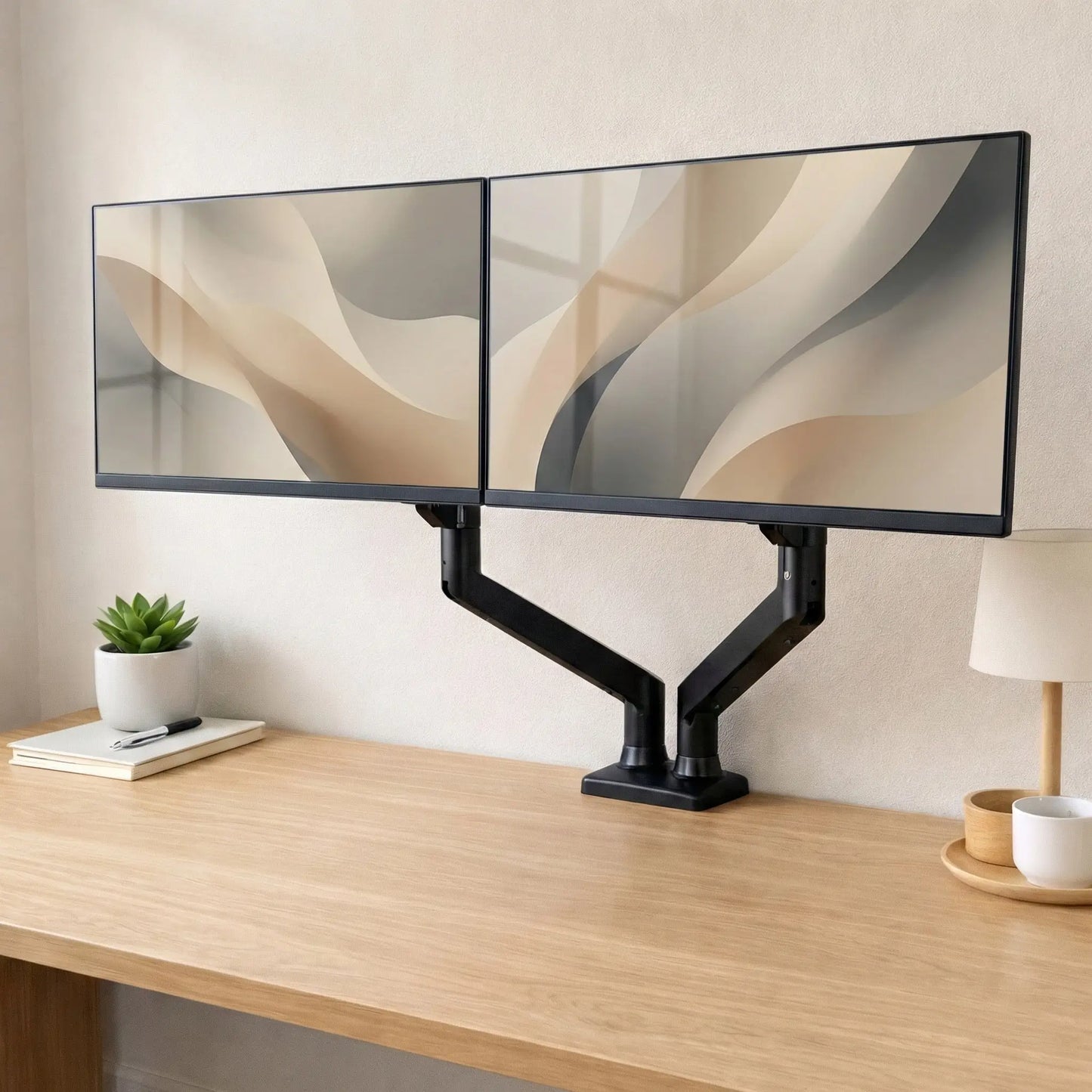 Double support écran - Mode horizontal