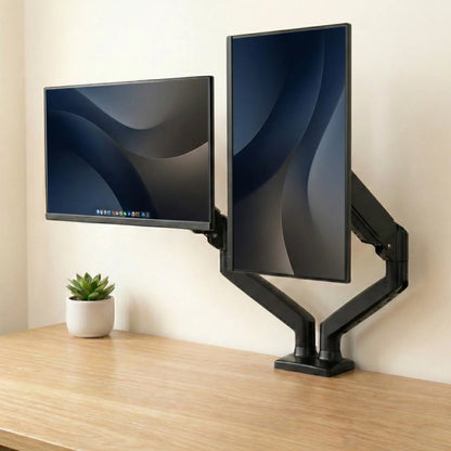 Double support écran - Mode Paysage et Portrait