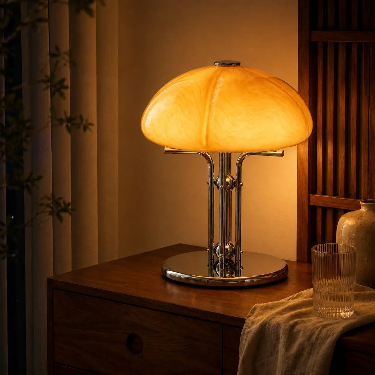 Lampe champignon cristal, sans fil | Nimbus