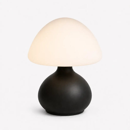 Lampe champignon verre opale | Bulla