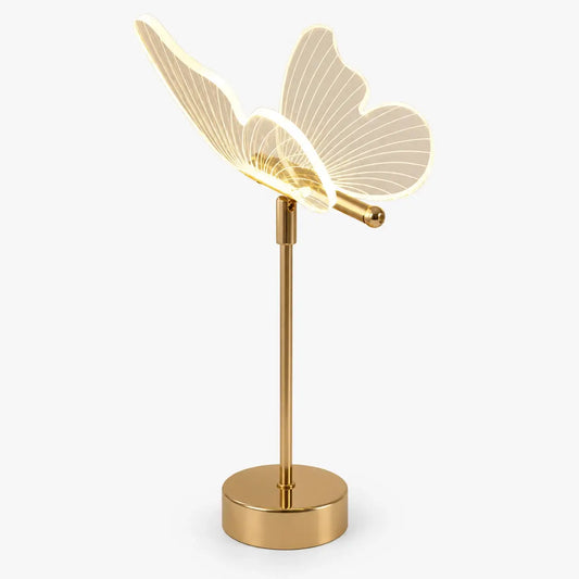 Lampe papillon acrylique doré | Aurea